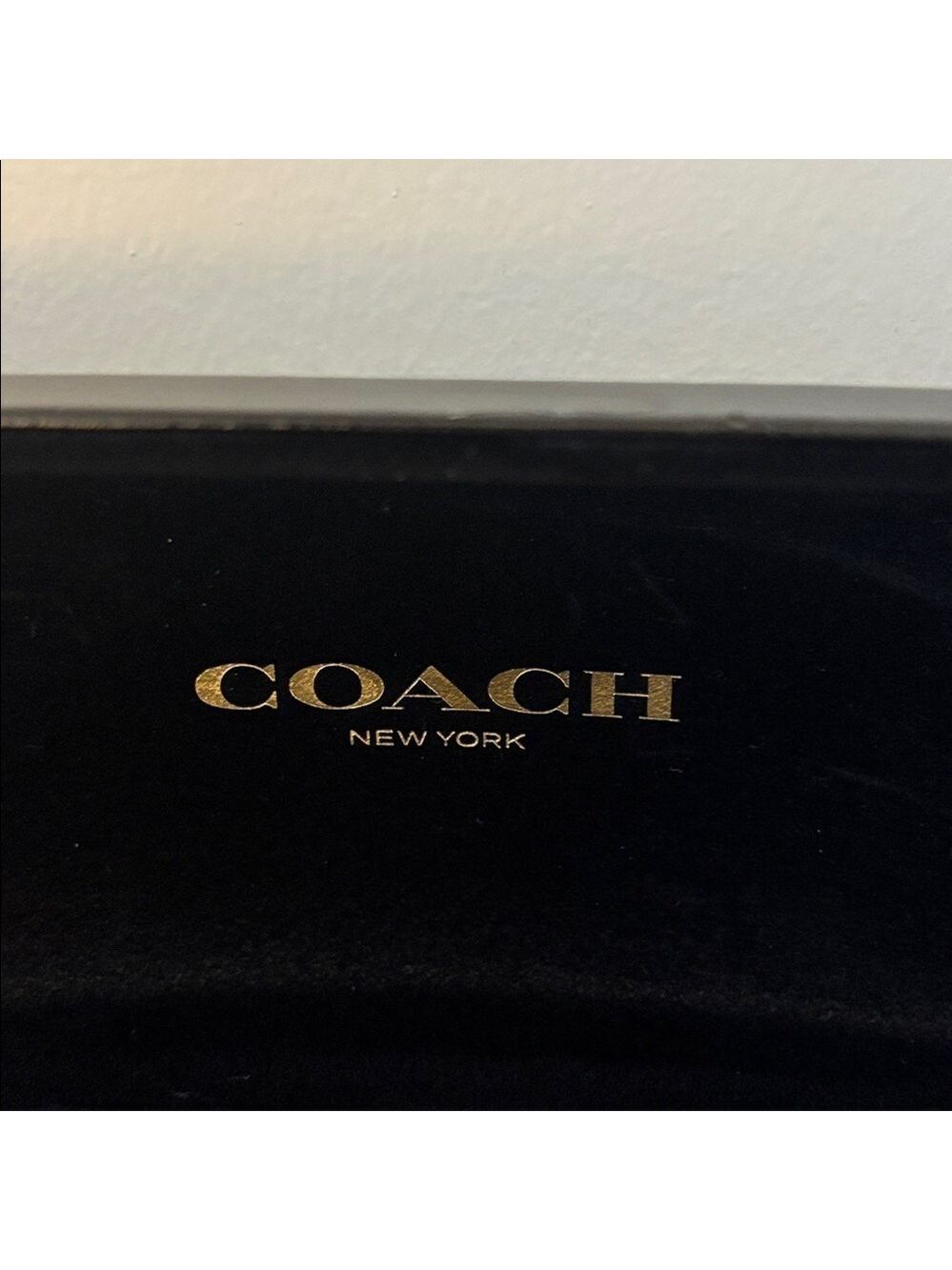 Coach Black hard shell Eyewear Case sunglasses/eyeglasses case - Picture 5 of 14